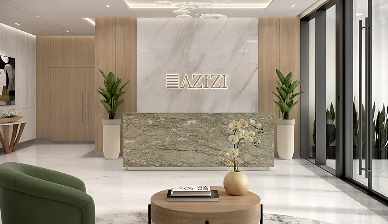 مشروع عزيزي واصل في قلب جزر دبي